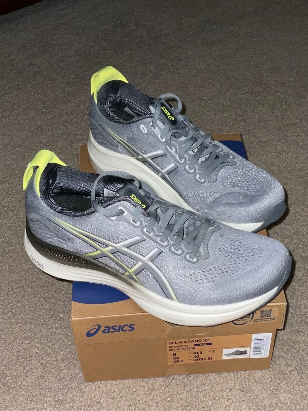 Men’s ASICS Kayano 32 size 8